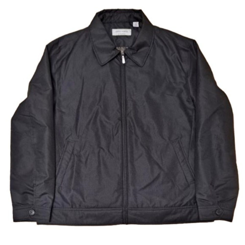 Joseph Abboud Black Full Zip Classic Dress Jacket Lightweight Black XL